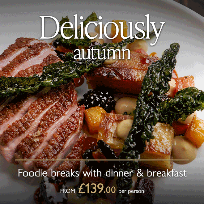 Deliciously Autumn foodie breaks - campaign graphic